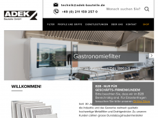 Screenshot der Domain adek-bauteile.de