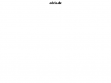 Screenshot der Domain adela.de