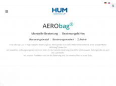 Screenshot der Domain aerobag.de