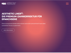 Screenshot der Domain aesthetic-liner.de