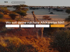 Screenshot der Domain afrika-gruppenreisen.de