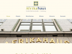 Screenshot der Domain afrika-haus.com