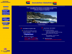 Screenshot der Domain afrika-immobilien.de