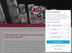 Screenshot der Domain agentursozial.de