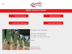 Screenshot der Domain agility-german-classics.de