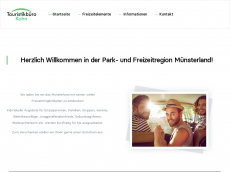 Screenshot der Domain ahlen-touristik.de