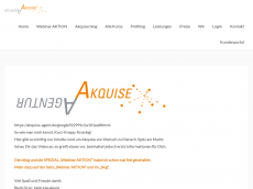 Screenshot der Domain akquise-agent.de