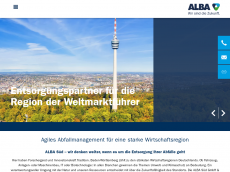 Screenshot der Domain alba-stuttgart.de
