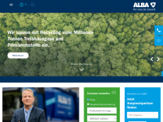 Screenshot der Domain alba-verwertung.de