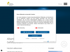 Screenshot der Domain albertinen-herzzentrum.de