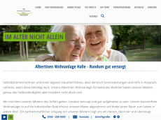 Screenshot der Domain albertinen-wohnanlage.com