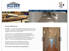 Screenshot der Domain allser.de