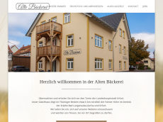 Screenshot der Domain alte-baeckerei.de