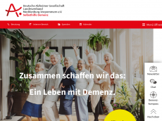 Screenshot der Domain alzheimer-mv.de