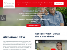 Screenshot der Domain alzheimer-nrw.de