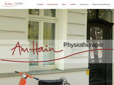 Screenshot der Domain amhain.de