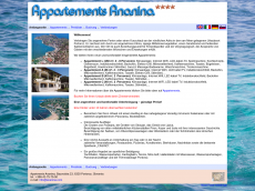 Screenshot der Domain ananina.com