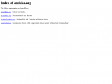 Screenshot der Domain andaka.org