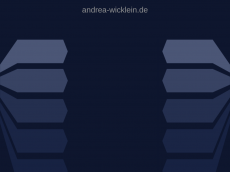 Screenshot der Domain andrea-wicklein.de