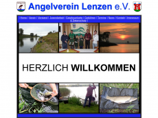 Screenshot der Domain angelverein-lenzen.de