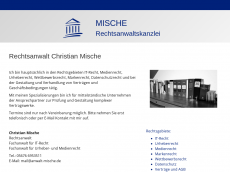Screenshot der Domain anwalt-mische.de