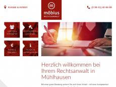 Screenshot der Domain anwalt-moebius.de