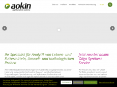 Screenshot der Domain aokin.de