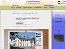 Screenshot der Domain aparthotelsonne.de