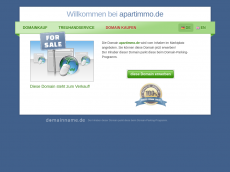 Screenshot der Domain apartimmo.de