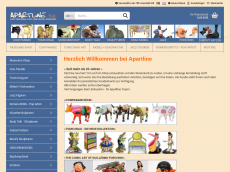Screenshot der Domain apartline.de