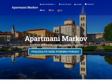 Screenshot der Domain apartmanimarkov.com