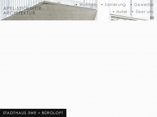 Screenshot der Domain apel-architekt.de