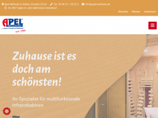 Screenshot der Domain apel-bauelemente.de