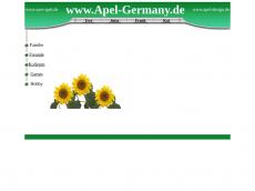Screenshot der Domain apel-design.de