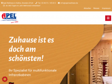 Screenshot der Domain apel-dresden.de