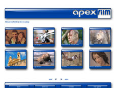 Screenshot der Domain apexfilm.de