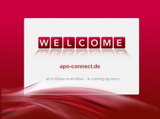Screenshot der Domain apo-connect.de