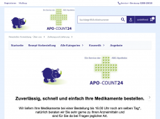 Screenshot der Domain apo-count24.de