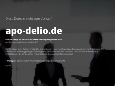 Screenshot der Domain apo-delio.de