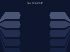 Screenshot der Domain apo-dillinger.de