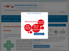Screenshot der Domain apotheken-online.org