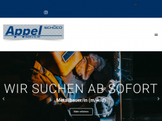 Screenshot der Domain appel-metallbau.de