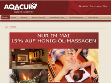 Screenshot der Domain aqacur.de