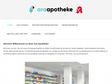 Screenshot der Domain araapotheke.de