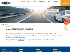 Screenshot der Domain arcd-rechtsschutz.de
