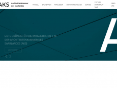 Screenshot der Domain architekten-saarland.de