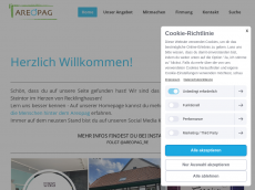 Screenshot der Domain areopag-re.de