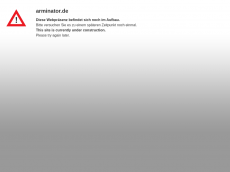 Screenshot der Domain arminator.de