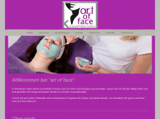 Screenshot der Domain art-of-face-kosmetik.de
