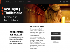 Screenshot der Domain arte-tv.de